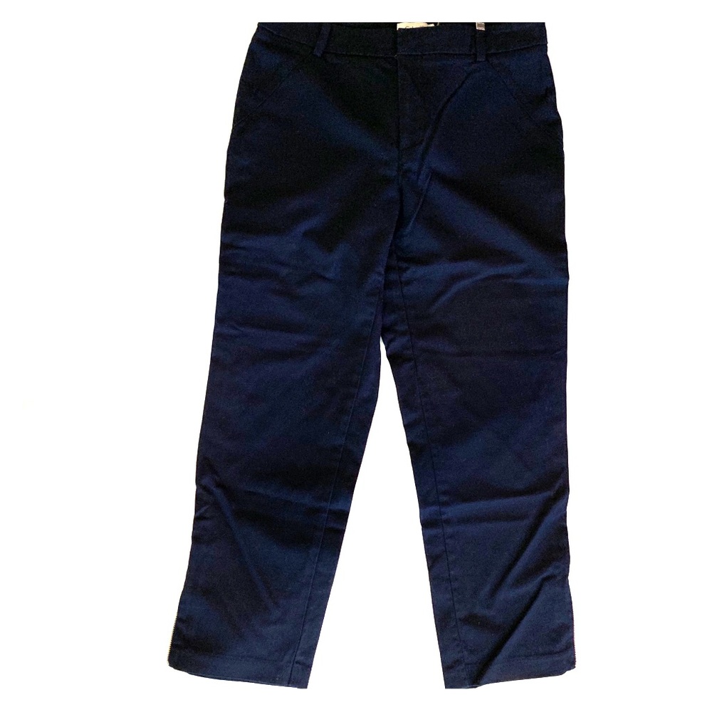 Calvin Klein Zipper Capri Pants - Size 4 Navy Blue